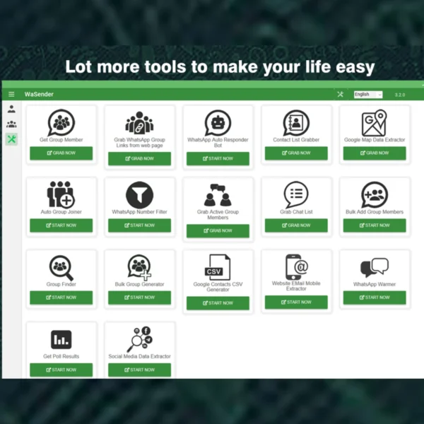 WaSender Bulk WhatsApp Sender + Group Sender + WhatsApp Auto Reply Bot (V3.6.0)